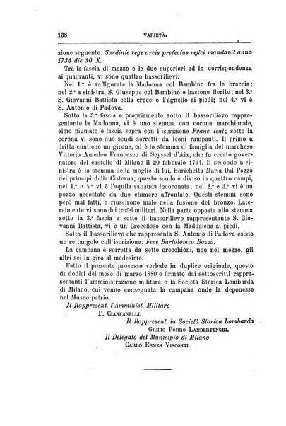 Archivio storico lombardo giornale della Società storica lombarda