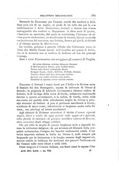 Archivio storico lombardo giornale della Società storica lombarda