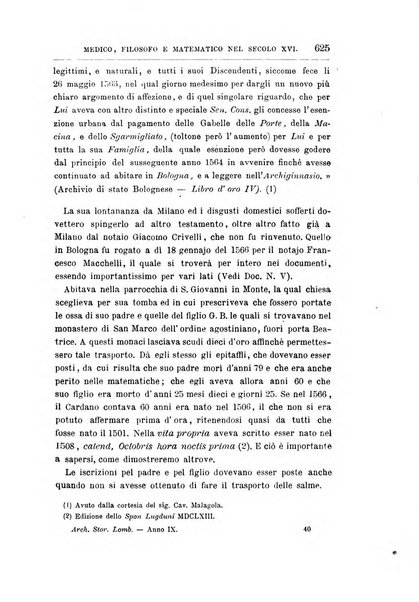 Archivio storico lombardo giornale della Società storica lombarda