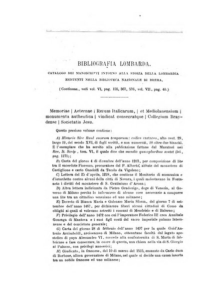 Archivio storico lombardo giornale della Società storica lombarda