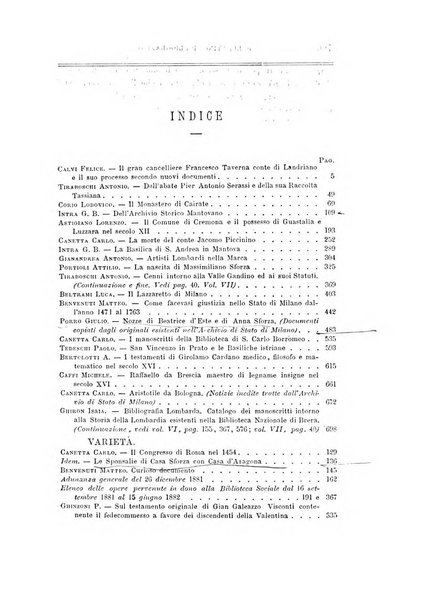 Archivio storico lombardo giornale della Società storica lombarda