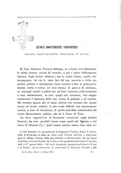 Archivio storico lombardo giornale della Società storica lombarda