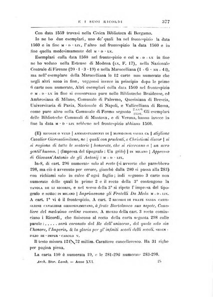 Archivio storico lombardo giornale della Società storica lombarda