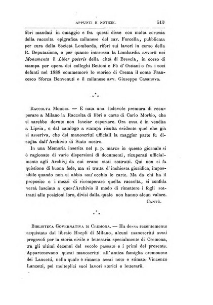 Archivio storico lombardo giornale della Società storica lombarda