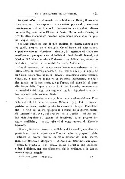 Archivio storico lombardo giornale della Società storica lombarda