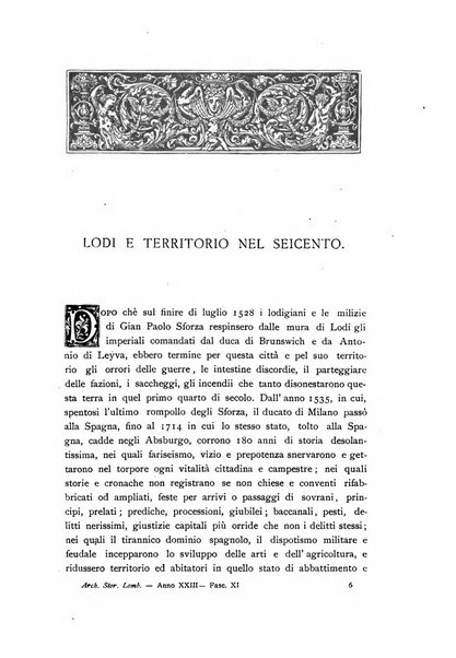 Archivio storico lombardo giornale della Società storica lombarda