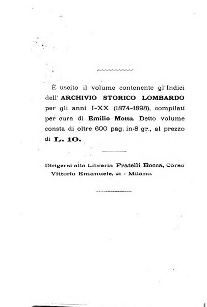 Archivio storico lombardo giornale della Società storica lombarda