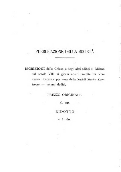 Archivio storico lombardo giornale della Società storica lombarda