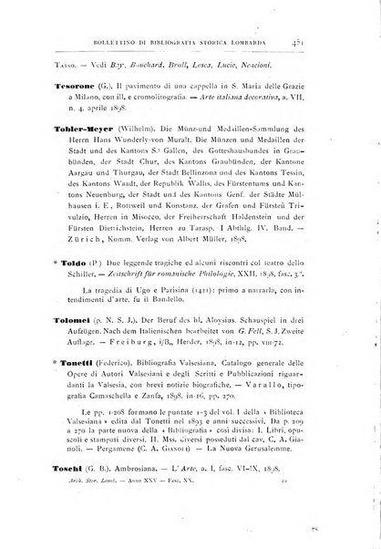 Archivio storico lombardo giornale della Società storica lombarda