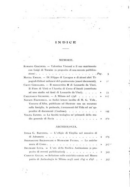 Archivio storico lombardo giornale della Società storica lombarda