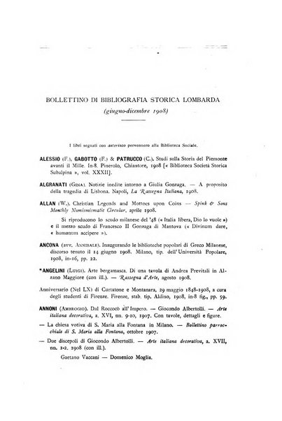 Archivio storico lombardo giornale della Società storica lombarda