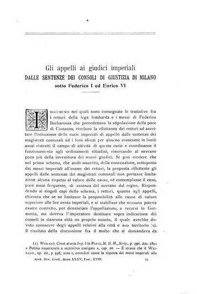 Archivio storico lombardo giornale della Società storica lombarda