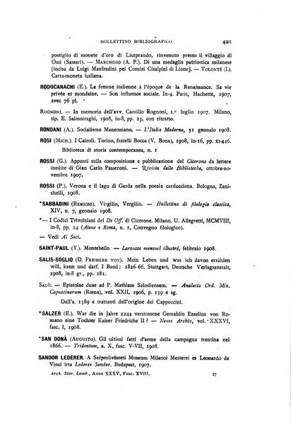 Archivio storico lombardo giornale della Società storica lombarda