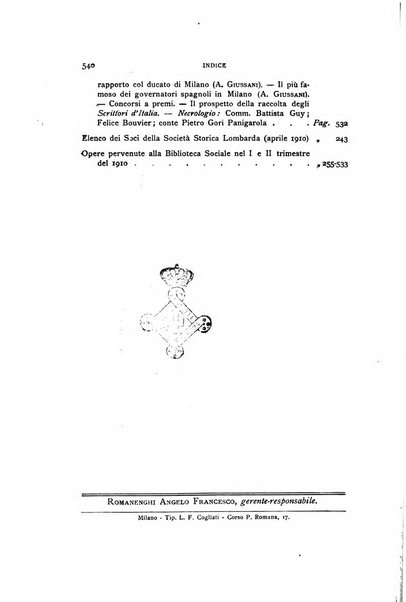 Archivio storico lombardo giornale della Società storica lombarda