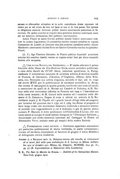 Archivio storico lombardo giornale della Società storica lombarda