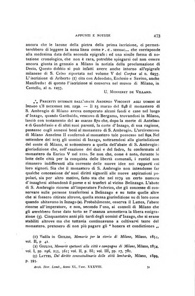 Archivio storico lombardo giornale della Società storica lombarda