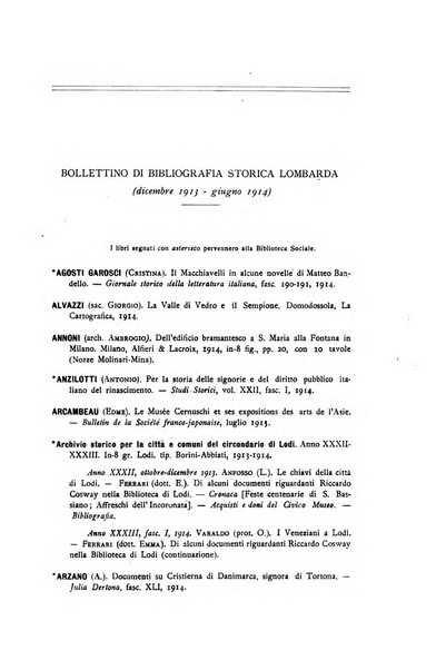 Archivio storico lombardo giornale della Società storica lombarda