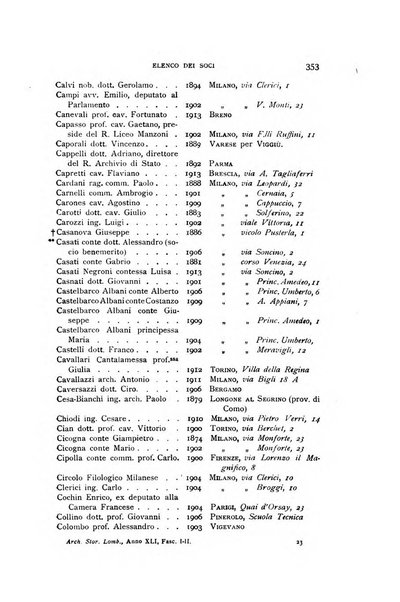 Archivio storico lombardo giornale della Società storica lombarda