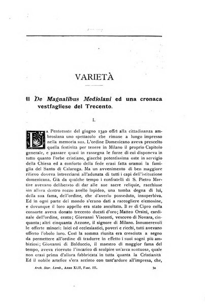 Archivio storico lombardo giornale della Società storica lombarda