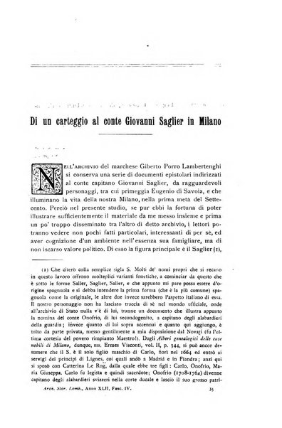 Archivio storico lombardo giornale della Società storica lombarda