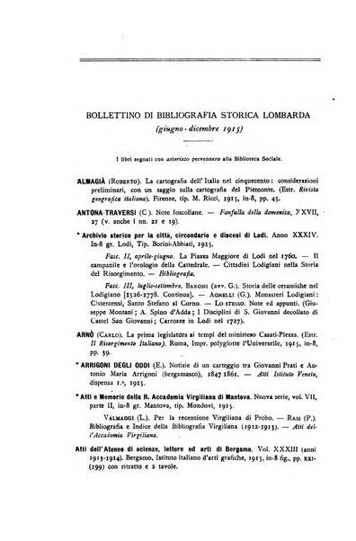 Archivio storico lombardo giornale della Società storica lombarda