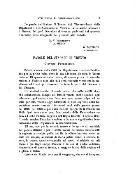 Archivio veneto-tridentino periodico storico trimestrale della R. Deputazione veneto-tridentina di storia patria