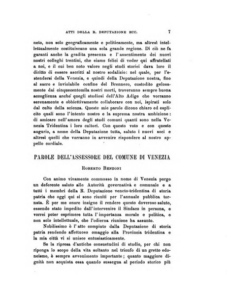 Archivio veneto-tridentino periodico storico trimestrale della R. Deputazione veneto-tridentina di storia patria