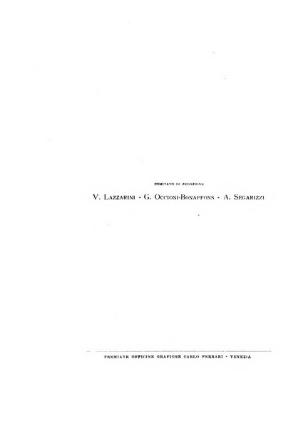 Archivio veneto-tridentino periodico storico trimestrale della R. Deputazione veneto-tridentina di storia patria