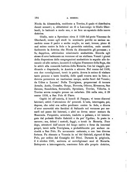 Archivio veneto-tridentino periodico storico trimestrale della R. Deputazione veneto-tridentina di storia patria