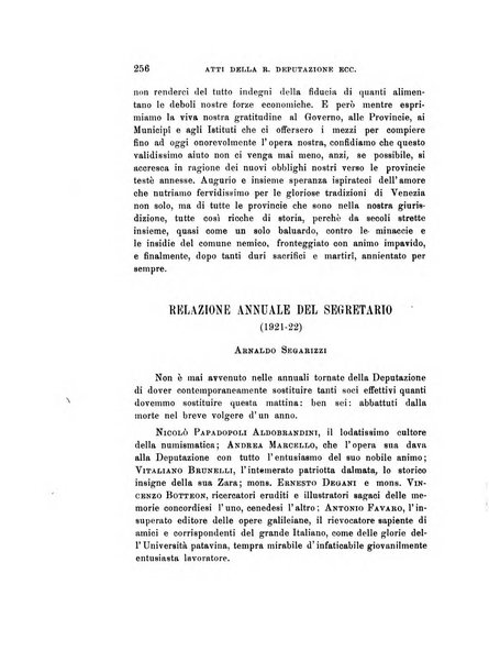 Archivio veneto-tridentino periodico storico trimestrale della R. Deputazione veneto-tridentina di storia patria