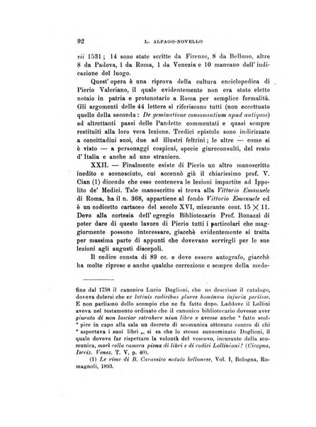 Archivio veneto-tridentino periodico storico trimestrale della R. Deputazione veneto-tridentina di storia patria