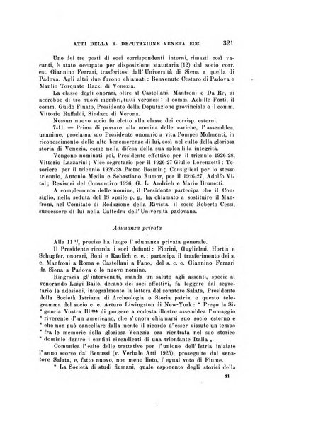 Archivio veneto-tridentino periodico storico trimestrale della R. Deputazione veneto-tridentina di storia patria