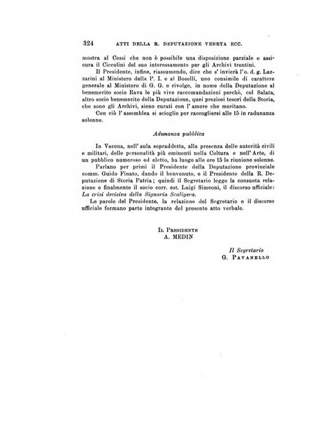 Archivio veneto-tridentino periodico storico trimestrale della R. Deputazione veneto-tridentina di storia patria