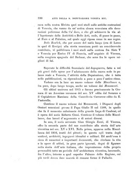 Archivio veneto-tridentino periodico storico trimestrale della R. Deputazione veneto-tridentina di storia patria