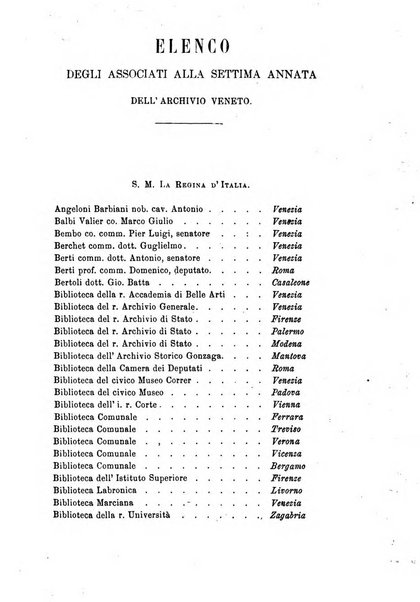 Archivio veneto pubblicazione periodica