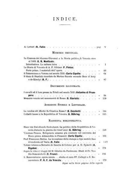 Archivio veneto pubblicazione periodica