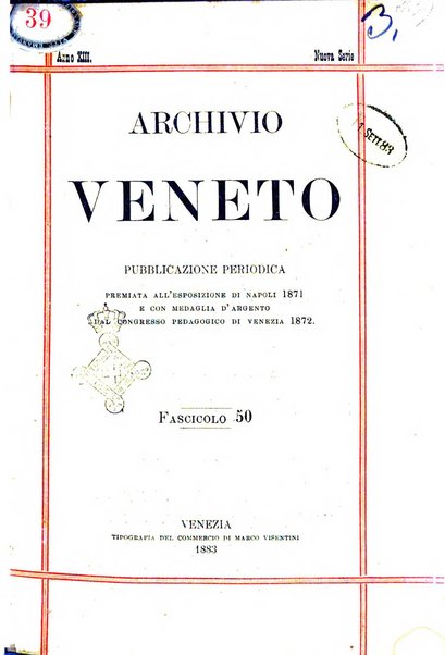 Archivio veneto pubblicazione periodica