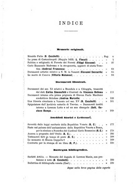 Archivio veneto pubblicazione periodica