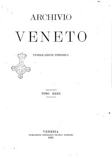 Archivio veneto pubblicazione periodica