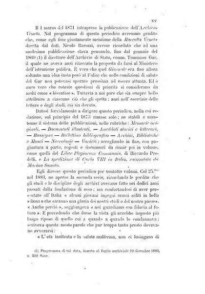 Archivio veneto pubblicazione periodica