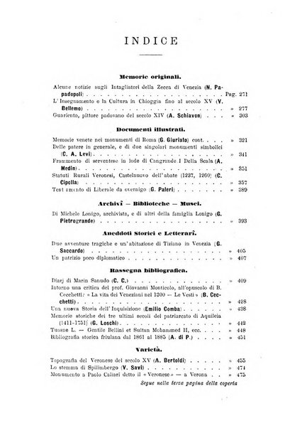 Archivio veneto pubblicazione periodica