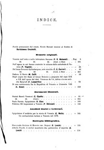 Archivio veneto pubblicazione periodica