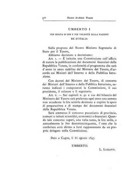 Nuovo archivio veneto pubblicazione periodica della R. Deputazione di storia patria