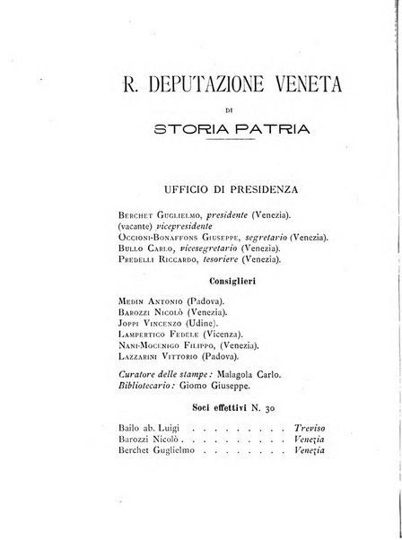 Nuovo archivio veneto pubblicazione periodica della R. Deputazione di storia patria