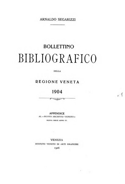 Nuovo archivio veneto pubblicazione periodica della R. Deputazione di storia patria