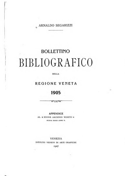 Nuovo archivio veneto pubblicazione periodica della R. Deputazione di storia patria