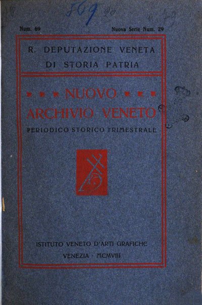 Nuovo archivio veneto pubblicazione periodica della R. Deputazione di storia patria