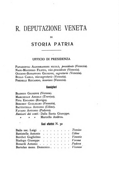 Nuovo archivio veneto pubblicazione periodica della R. Deputazione di storia patria