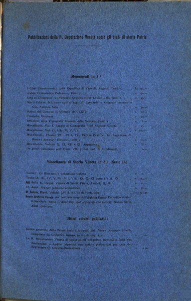 Nuovo archivio veneto pubblicazione periodica della R. Deputazione di storia patria