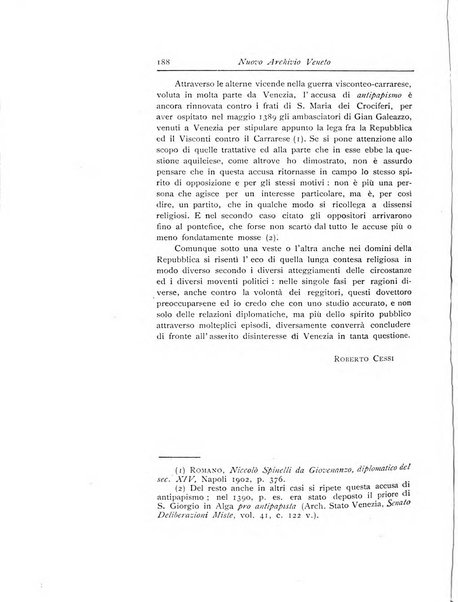 Nuovo archivio veneto pubblicazione periodica della R. Deputazione di storia patria